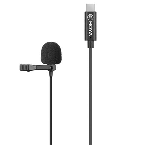 Afbeelding laden in galerijviewer, Boya Clip-on Lavalier Microfoon BY-M3 voor USB-C
