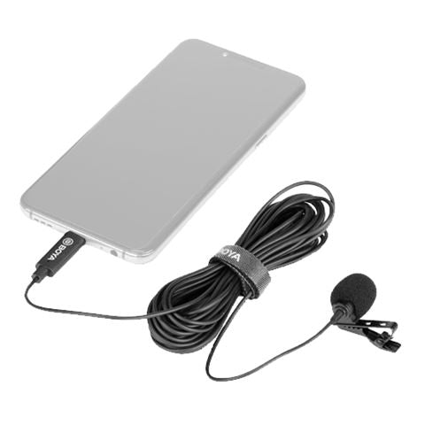 Afbeelding laden in galerijviewer, Boya Clip-on Lavalier Microfoon BY-M3 voor USB-C
