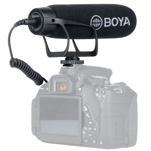 Afbeelding laden in galerijviewer, Boya Condensator Shotgun Richtmicrofoon BY-BM2021

