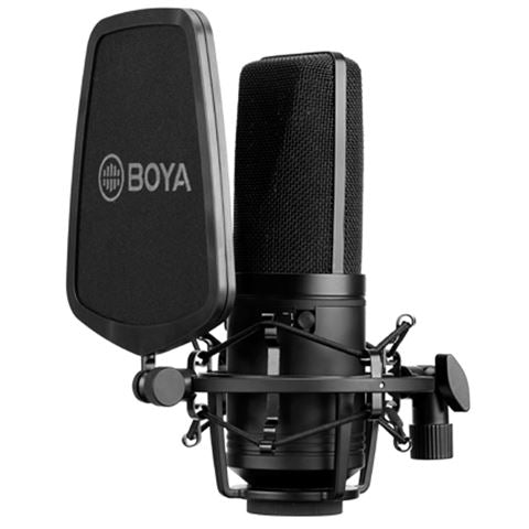 Afbeelding laden in galerijviewer, Boya Grootmembraan Condensator Microfoon BY-M1000
