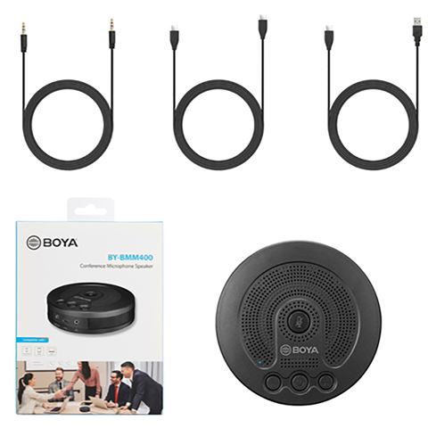 Afbeelding laden in galerijviewer, Boya Microfoon + Speaker BY-BMM400 voor PC en Smartphone
