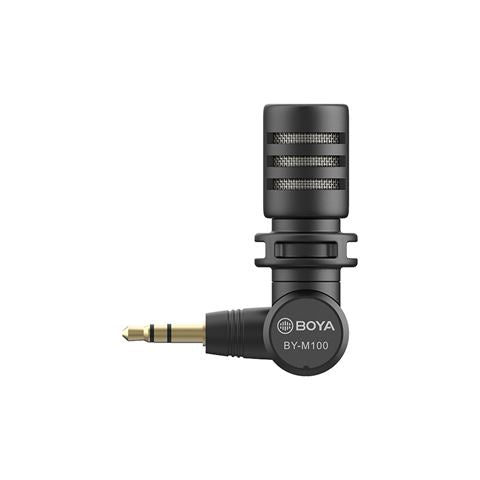 Afbeelding laden in galerijviewer, Boya Mini Condensator Microfoon BY-M110 voor 3,5mm TRRS
