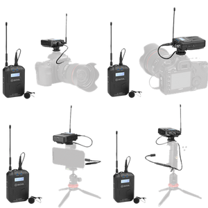 Boya UHF Duo Lavalier Microfoon Draadloos BY-WM6S