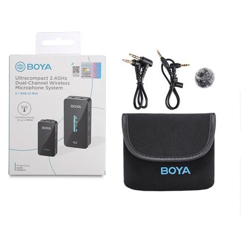 Boya Ultra-Compacte Draadloze Microfoon BY-XM6-S1 Mini