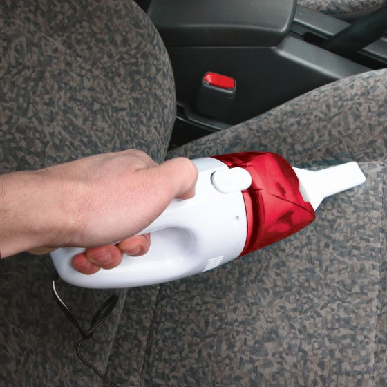 Afbeelding laden in galerijviewer, Carpoint Autostofzuiger 12V 60W 36 cm wit rood
