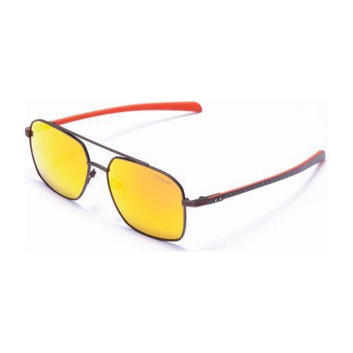 Formula Zonnebril unisex vierkant cat. 4 oranje