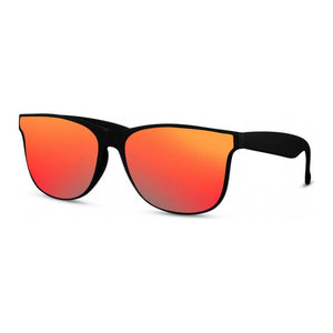 Cwi Zonnebril unisex volledig omrand cat. 3 zwart rood