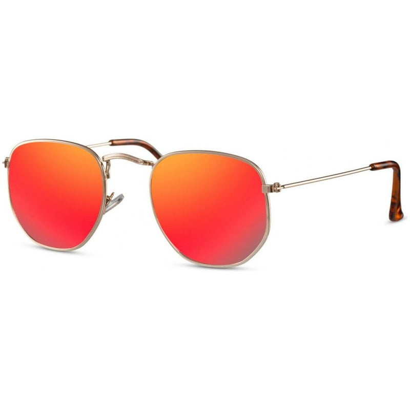 Afbeelding laden in galerijviewer, zonnebril unisex goud rood (CWI2413)
