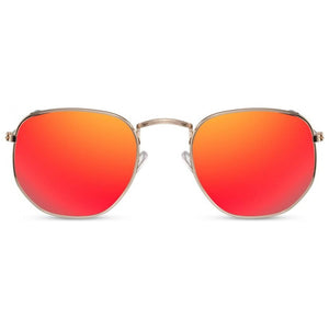 zonnebril unisex goud rood (CWI2413)