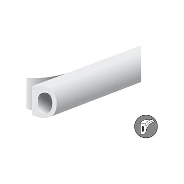 Ellen Tochtband D-profiel Wit 8x6mm 7.5m