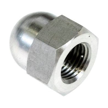 Kgs moer m12 rvs d1587 voorwielmotor zilver per stuk