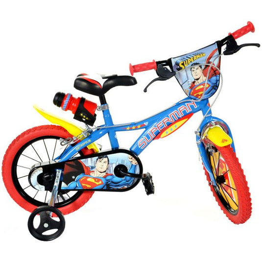 Dino Superman 14 Inch 24 cm Jongens Knijprem Blauw Rood
