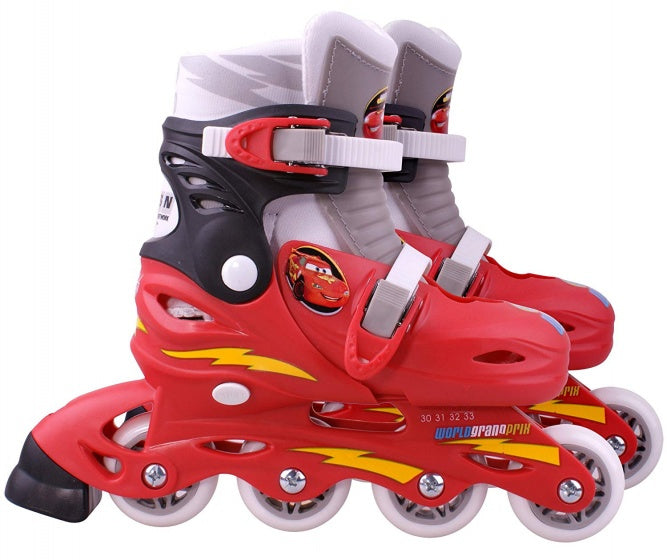 Afbeelding laden in galerijviewer, Disney Inline skates hardboot rood maat 27-30
