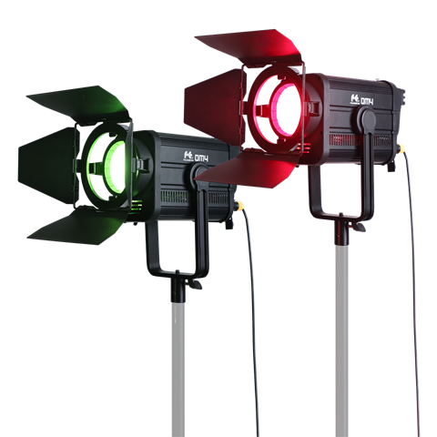 Afbeelding laden in galerijviewer, Falcon Eyes RGB LED Fresnel Spot Dimbaar DM4 400W
