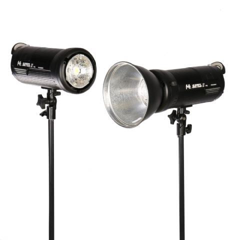 Afbeelding laden in galerijviewer, Falcon Eyes Studioflitsset Satel Two Kit op Accu voor Nikon
