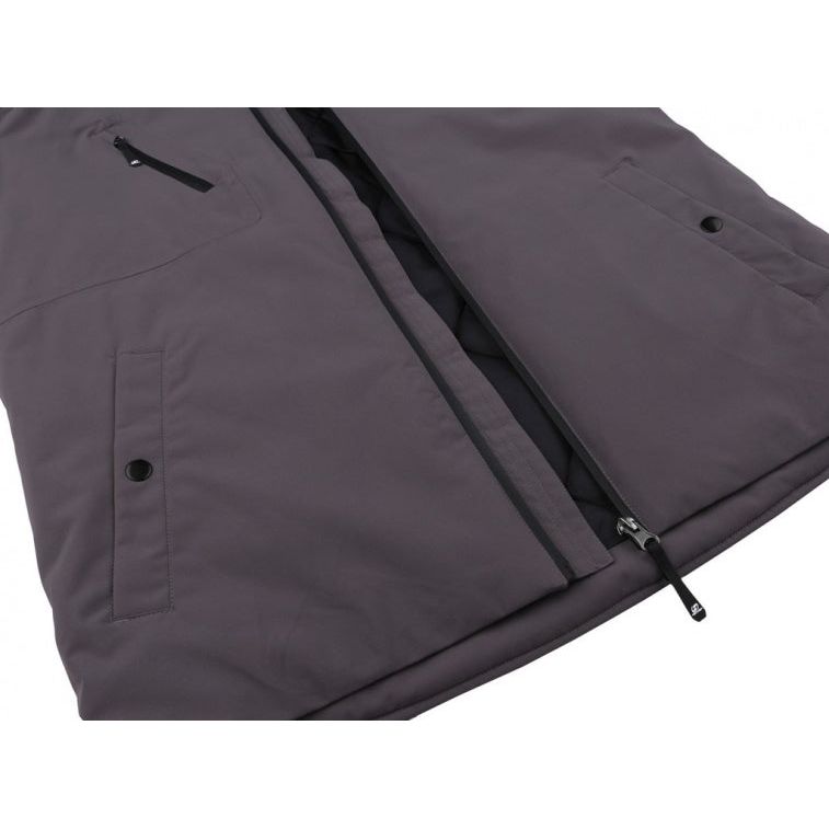 Afbeelding laden in galerijviewer, Hannah Outdoorjas Derk heren polyester grijs maat XXL

