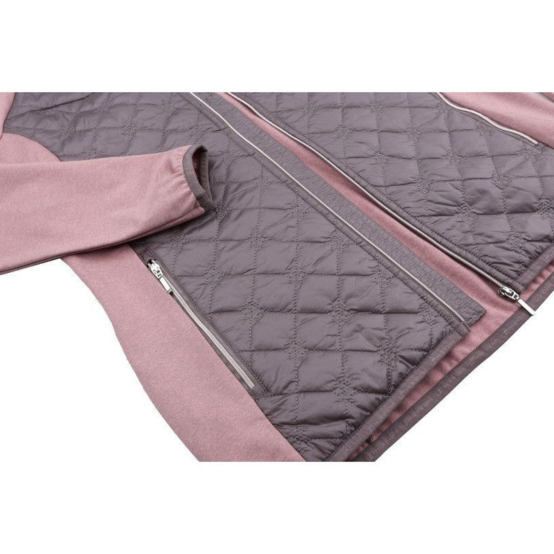 Afbeelding laden in galerijviewer, Hannah Outdoorvest Elsa dames polyester roze grijs maat 36
