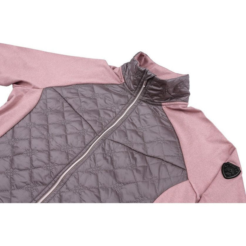 Afbeelding laden in galerijviewer, Hannah Outdoorvest Elsa dames polyester roze grijs maat 38
