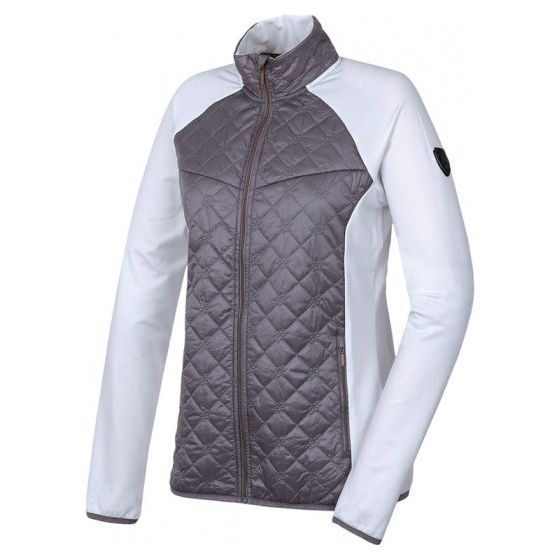 Afbeelding laden in galerijviewer, Hannah Outdoorvest Elsa dames polyester wit grijs maat 40
