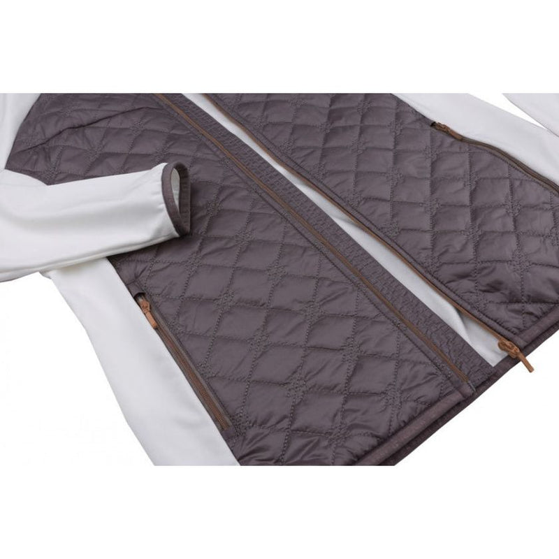 Afbeelding laden in galerijviewer, Hannah Outdoorvest Elsa dames polyester wit grijs maat 36
