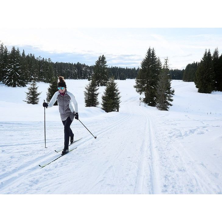 Afbeelding laden in galerijviewer, Hannah Outdoorvest Elsa dames polyester wit grijs maat 40
