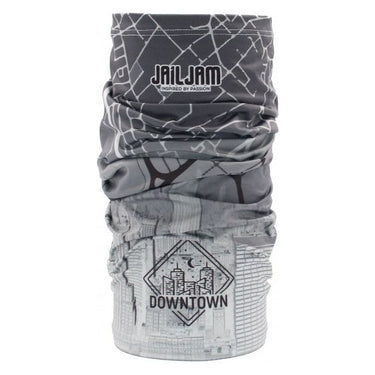 Jail jam Nekwarmer Tube polyester elastaan grijs maat one-size