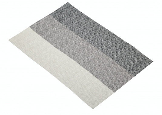 Kitchencraft Placemat 30 x 45 cm PVC polyester wit grijs