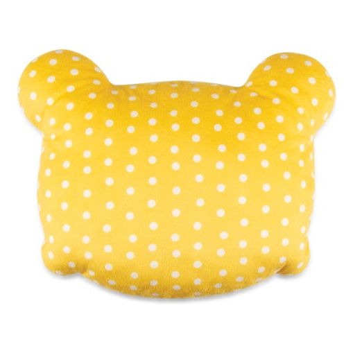 Afbeelding laden in galerijviewer, Lemon ribbon Kussen junior 35 cm polyester wit geel

