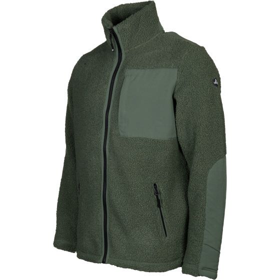 Afbeelding laden in galerijviewer, Life line Artic Sherpa Fleece Jack heren groen maat XL

