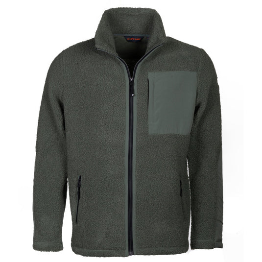 Life line Artic Sherpa Fleece Jack heren groen maat XL
