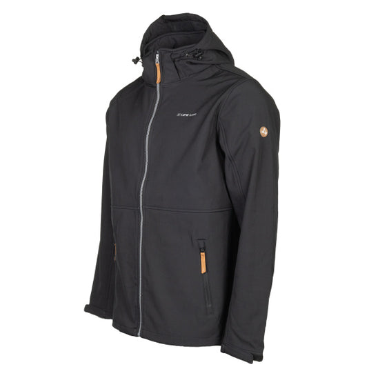 Life line Kasper softshell jacket heren zwart maat XL
