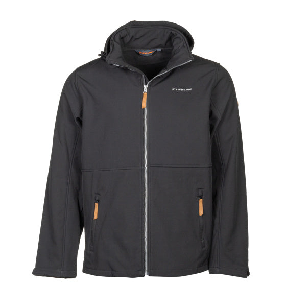 Afbeelding laden in galerijviewer, Life line Kasper softshell jacket heren zwart maat XXL
