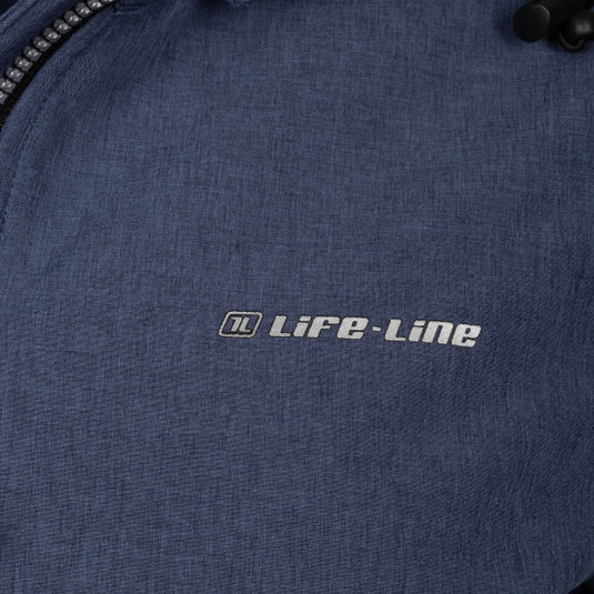 Life line Kya softshell parka dames donkerblauw maat 3XL