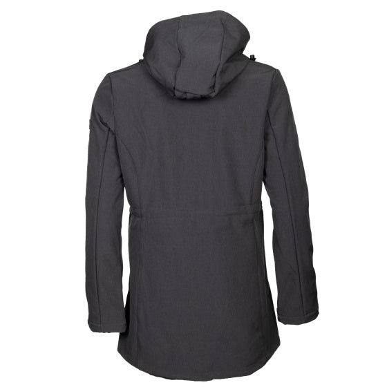 Afbeelding laden in galerijviewer, Life line Kya softshell parka dames donkergrijs maat XL
