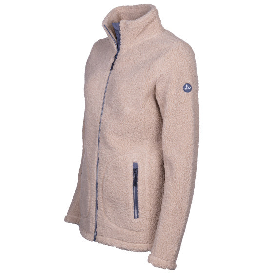 Afbeelding laden in galerijviewer, Life line Lorne Sherpa Fleecejas dames beige maat XXL

