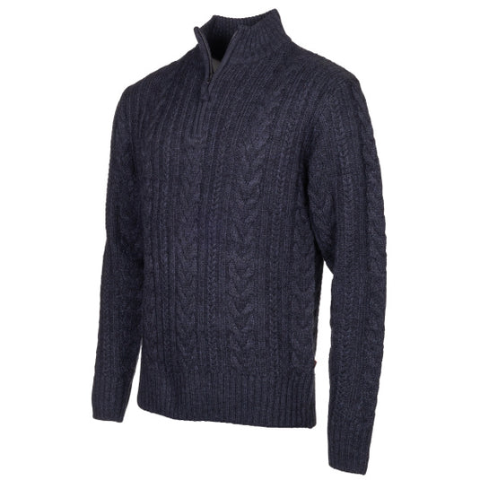 Life line Marcel sweater knit half zip heren donkerblauw maat 3XL