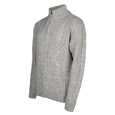 Life line Marcel sweater knit half zip heren lichtgrijs maat 3XL
