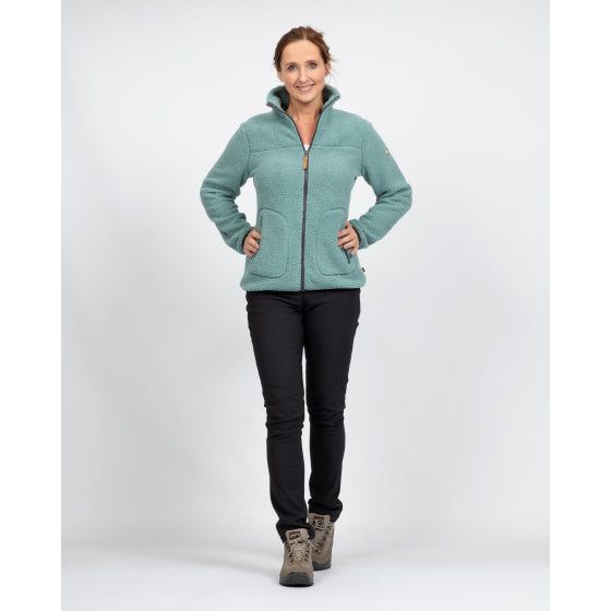 Afbeelding laden in galerijviewer, Life line Wendy fleecevest dames groen maat 4XL
