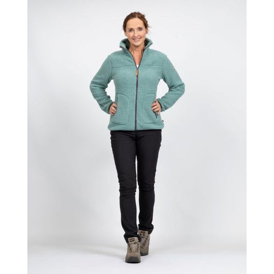 Life line Wendy fleecevest dames groen maat 4XL