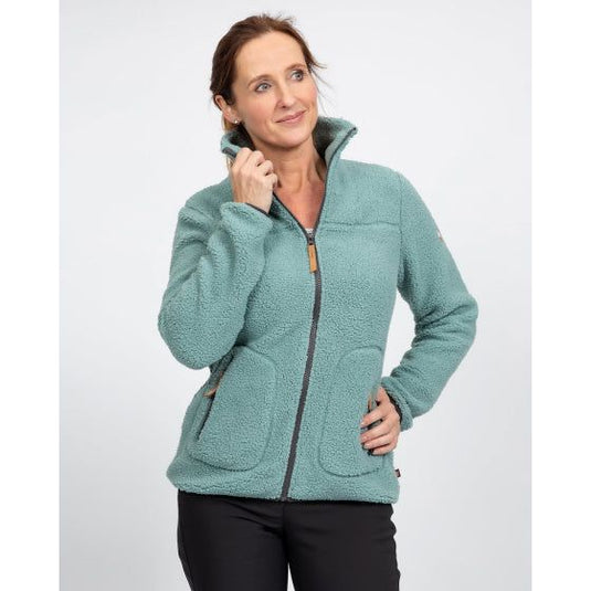 Life line Wendy fleecevest dames groen maat 3XL
