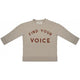 Little indians Sweater jongens katoen taupe maat 116