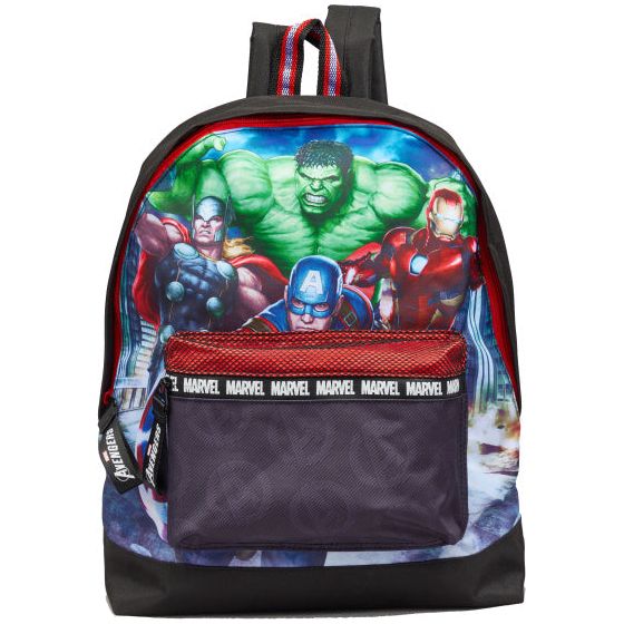 Afbeelding laden in galerijviewer, Marvel Avengers Rugzak Junior 13 liter Zwart Rood
