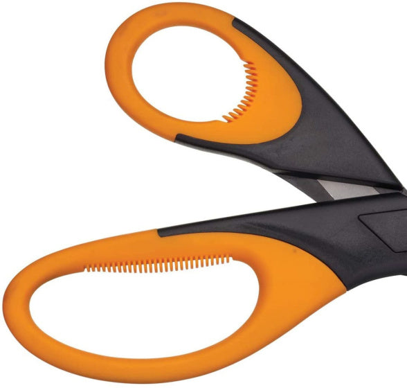 Afbeelding laden in galerijviewer, Masterclass Kruidenschaar 20 cm RVS rubber zwart oranje
