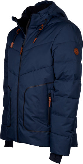 Afbeelding laden in galerijviewer, Maupiti Marck II padded winterjas heren donkerblauw maat XXL
