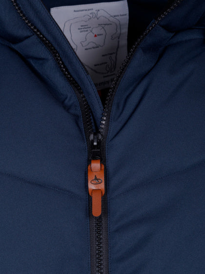 Afbeelding laden in galerijviewer, Maupiti Marck II padded winterjas heren donkerblauw maat M
