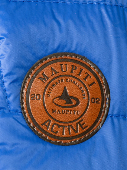 Afbeelding laden in galerijviewer, Maupiti Murdock II fashion padded jas heren blauw maat L
