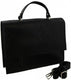 Mh bijoux Schoudertas dames 28 x 21 x 5 cm leer zwart 2-delig