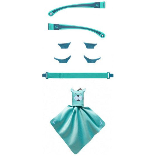 accessoirekit zonnebril blauw 5-delig