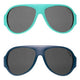 Mokki Click Change kinderzonnebril 2-5 jaar blauw 2 stuks