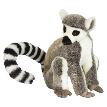 National geographic Knuffel lemuur junior 50 cm pluche grijs